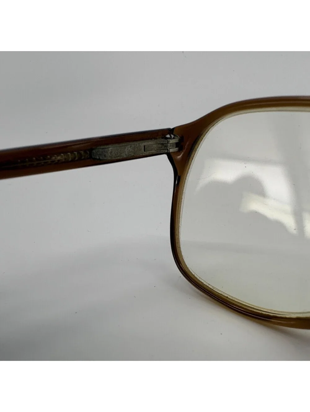Stetson 39N Brown Hue Eyeglasses Frame Only 58-16 145mm China Vintage